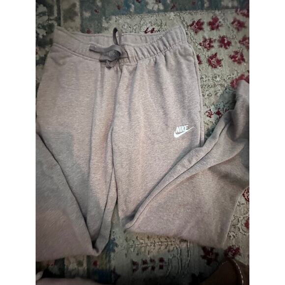 NIKE Men's Beige Club Fleece Joggers Athletic Pants Size Small - Picture 4 of 6